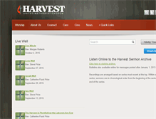 Tablet Screenshot of media.welcometoharvest.org